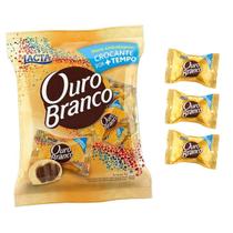 Bombom Wafer Lacta Ouro Branco Chocolate Pack 1Kg Kit 3