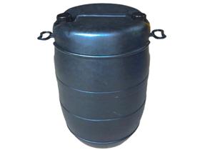 Bombona 100L Tampa Fixa Preta Bombona 100L Tampa Fixa Preta