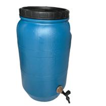 Bombona 80 Litros Galão Barril Tambor Com Torneira Excelente Para Por Agua