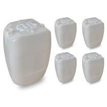 Bombona Transparente 50L Armenar Alcool Em Gel - 4 Pçs