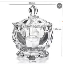 Bombonier de vidro 10cm