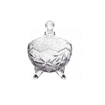 Bomboniere Baleiro Em Vidro Com Pé 450 Ml Decorativa Bomboniere Baleiro Em Vidro Com Pé 450 Ml Decorativa