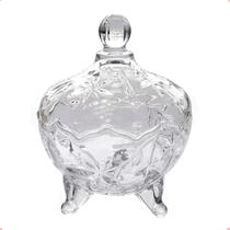 Bomboniere Baleiro Porta Doce Vidro Luxo Potiche Decorativo Bomboniere Baleiro Porta Doce Vidro Luxo Potiche Decorativo