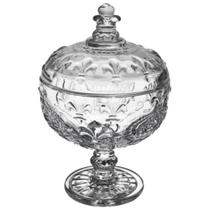 Bomboniere Classica em Cristal Transparente Base e Puxador Bomboniere Classica em Cristal Transparente Base e Puxador