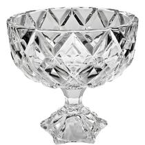 Bomboniere compoteira centro de mesa baleiro porta bombons potiche de cristal com pé 13x13x16 clear dagia yj70811 r.00007 Bomboniere compoteira centro de mesa baleiro porta bombons potiche de cristal com pé 13x13x16 clear dagia yj70811 r.00007