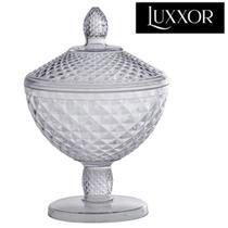Bomboniere de Acrílico Luxxor Com Pé e Tampa 1,5L 25x18cm