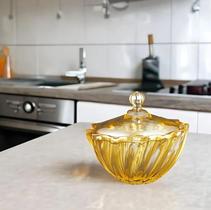 Bomboniere de vidro paris gold 1,17l - em casa Bomboniere de vidro paris gold 1,17l - em casa