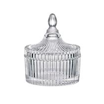 Bomboniere em Vidro Circus Com Tampa Pequena Bomboniere em Vidro Circus Com Tampa Pequena