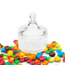 Bomboniere Grande Vidro Luxo Cristal Escritório Sala Doces Bomboniere Grande Vidro Luxo Cristal Escritório Sala Doces