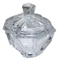 Bomboniere Potiche Baleiiro De Vidro Com Tampa Cristal Bomboniere Potiche Baleiiro De Vidro Com Tampa Cristal