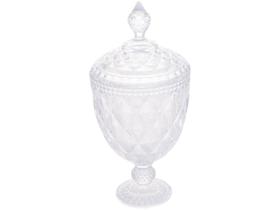 Bomboniere Potiche com Pé Cristal Diamond 32 cm - Lyor Bomboniere Potiche com Pé Cristal Diamond 32 cm - Lyor