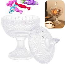 Bomboniere Potiche De Cristal Com Pé 14x22cm Lys - Wolff