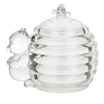 Bomboniere Potiche Pote de Vidro Colmeia Urso 11x12,5 Mel Doces Biscoitos Festas Cozinha Decoração Bomboniere Potiche Pote de Vidro Colmeia Urso 11x12,5 Mel Doces Biscoitos Festas Cozinha Decoração