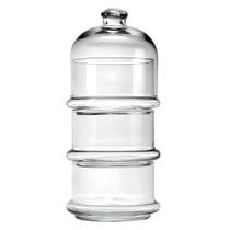 Bomboniere Vidro 26Cm C/3 Divisorias