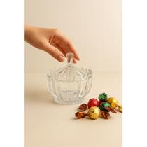 Bomboniere Vidro com Tampa Premium Luxo 900ml Resistente Plasvale Glass