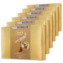 Bombons de Chocolate Lindt Lindor Kit 6 Caixas Presente 100g