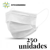 Bompack Tripla TNT máscara descartável clip nasal kit C/ 250 Und cor Branco