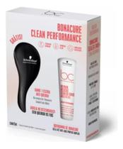 Bonacure Kit Clean Performance Repair Rescue Sealed Ends + Escova - Schwarzkopf Bonacure Kit Clean Performance Repair Rescue Sealed Ends + Escova - Schwarzkopf