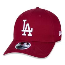 Bone 39thirty aba curva fechado mlb los angeles dodgers aba curva vermelho escuro new era