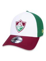 BONE 39THIRTY FLUMINENSE ESCURO ABA CURVA STRETCH FIT BRANCO/VERDE New Era