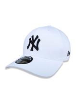 BONE 39THIRTY HIGH CROWN MLB NEW YORK YANKEES ABA CURVA STRETCH FIT BRANCO New Era