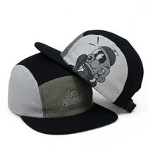 Boné 5 Five Panel Strapback Ajustável Junto e Misturado BPC77 Estiloso Unissex