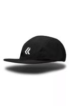 Boné 5 Panel Aba Flexível Preto - Estilo Urbano e Conforto