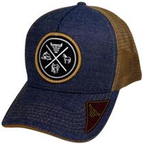 Boné 6 Gomos Trucker Country Masculino Ajustável Snapbackpro