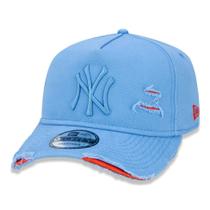 BONE 9FORTY A-FRAME DESTROYED MLB NEW YORK YANKEES ABA CURVA STRAPBACK AZUL New Era