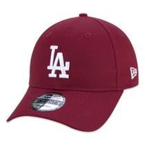 BONE 9TWENTY MLB LOS ANGELES DODGERS ABA CURVA VINHO STRAPBACK VERMELHO ESCURO New Era