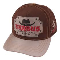 Boné Aba Curva Brabus Country Cowboy Hats Marrom