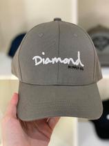 Boné Aba Curva Diamond Supply Cinza