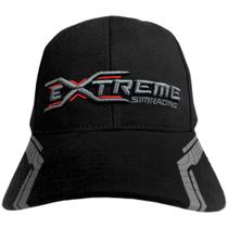 Boné Aba Curva Extreme Simracing Cinza