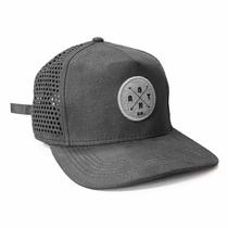 Boné Aba Curva Furadinho Strapback Original Anth Co Cor:Chumbo Boné Aba Curva Furadinho Strapback Original Anth Co Cor:Chumbo