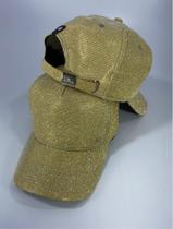 Boné aba curva glitter/ brilho ouro Boné aba curva glitter/ brilho ouro