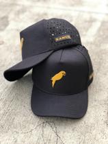 Boné Aba Curva Mod. Trucker Com Furo Laser Na Parte Traseira tamanho Único