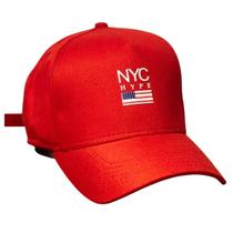 Boné Aba Curva Nyc Hype Fitão Strapback New York City Boné Aba Curva Nyc Hype Fitão Strapback New York City