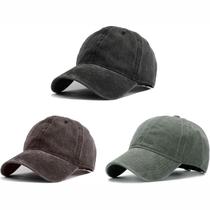 Boné Aba Curva Sarja Lavado Liso Old Desbotado Praia Dad Hat 3 Unidades