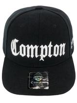 Boné Aba Curva Snapback Compton Preto