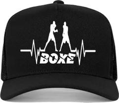 Boné aba curva trucker boxe boxeador luta treino
