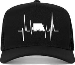 Boné aba curva trucker caminhão caminhoneiro chofer Boné aba curva trucker caminhão caminhoneiro chofer
