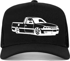 Boné aba curva trucker carro Saveiro G3 Volks Boné aba curva trucker carro Saveiro G3 Volks