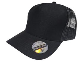 Boné Aba Curva Trucker Frente Americana Sarja Supercap 26426