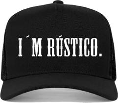 Boné aba curva trucker i M rústico bruto agro roça Boné aba curva trucker i M rústico bruto agro roça