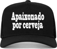 Boné aba curva trucker meme apaixonado por cerveja ceva pinga
