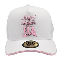 Boné Aba Curva Trucker Rhino Size Empoderada Feminino