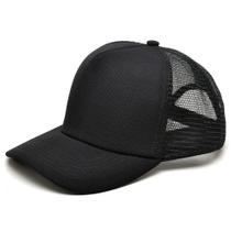 Boné Aba Curva Trucker Telinha Masculino Preto Boné Aba Curva Trucker Telinha Masculino Preto