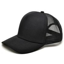 Boné Aba Curva Trucker Telinha Masculino Preto - Yes Basic Boné Aba Curva Trucker Telinha Masculino Preto - Yes Basic