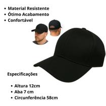 Boné Aba Curva Unissex Esportivo Masculino Feminino Básico Casual Liso Com Ajuste