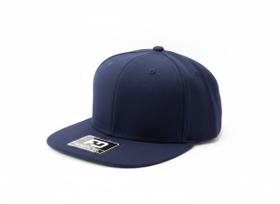 Boné Aba Reta Azul-Marinho Liso Snapback - Premium Minimalista Streetwear Ajustável